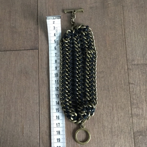 Fabric & metal bracelet NWOT - Picture 2 of 2